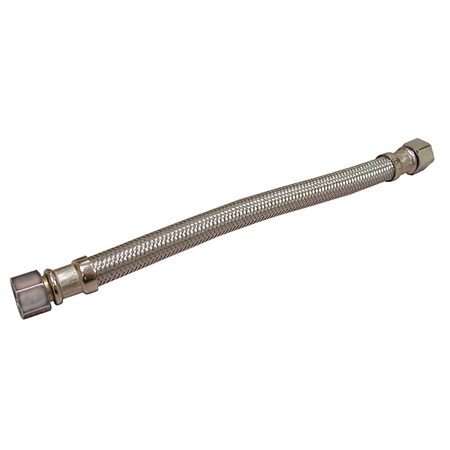 3/8 In. X 3/8 In. FL X OD Flexible Stainless Steel Texas Style Faucet Connector 20 In. Length